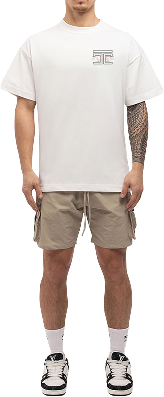 JORCUSTOM Rolls Loose Fit T-Shirt Wit