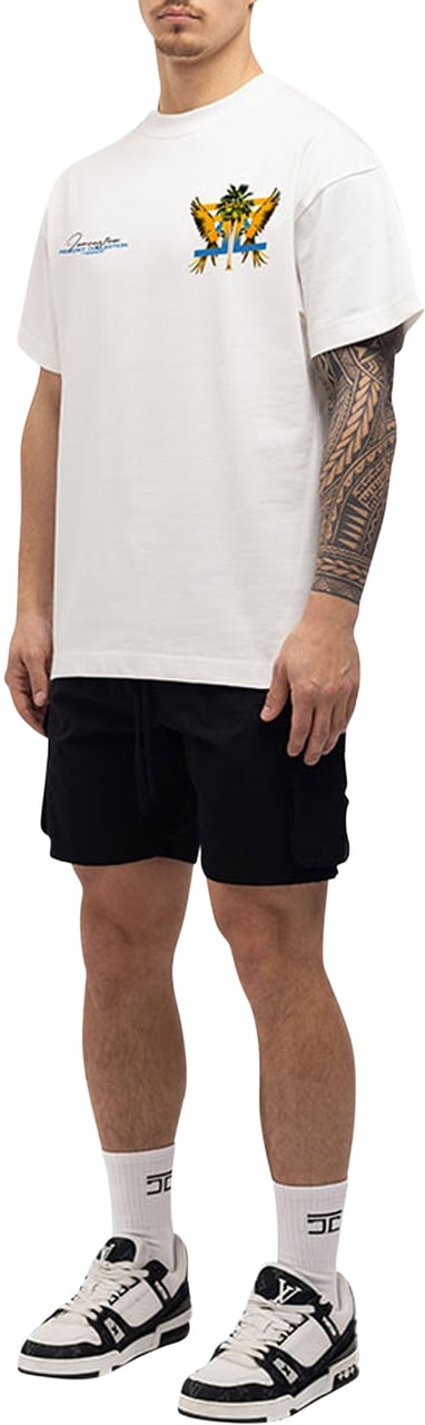 JORCUSTOM Tropics Loose Fit T-Shirt Wit