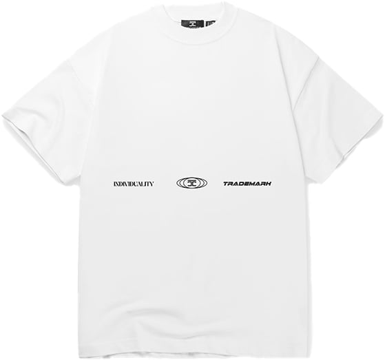 JORCUSTOM Jorcustom Uncommonminds Loose Fit T-Shirt Wit