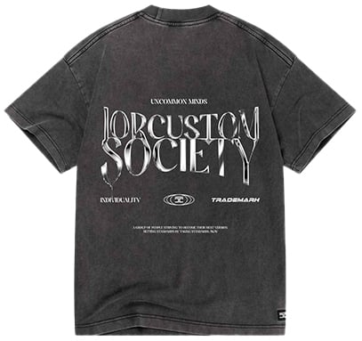Jorcustom UncommonMinds Loose Fit T-Shirt Grijs