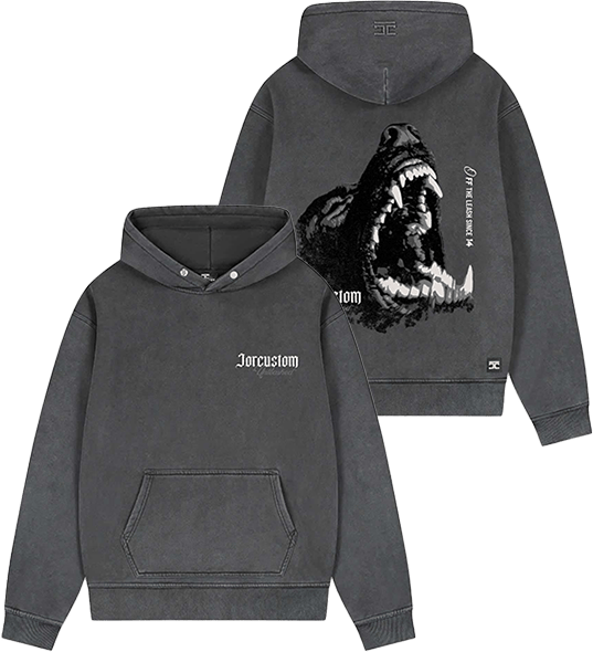 JORCUSTOM Jorcustom Unleashed Fleece Oversized Hoodie Grijs