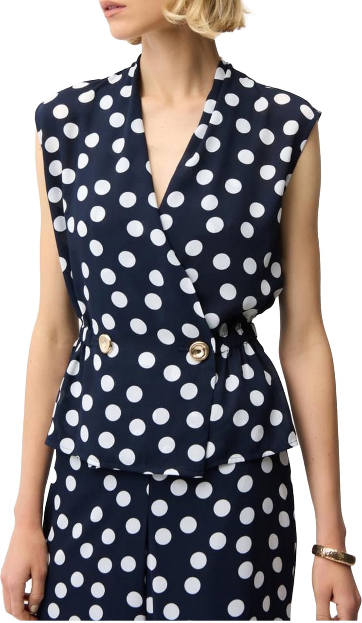 Joseph Ribkoff Joseph Ribkoff Lds Top Tops Donkerblauw 261250 Blauw