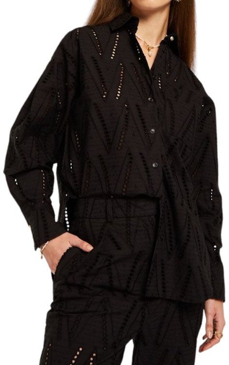 Josh V Dames Blouse Zwart