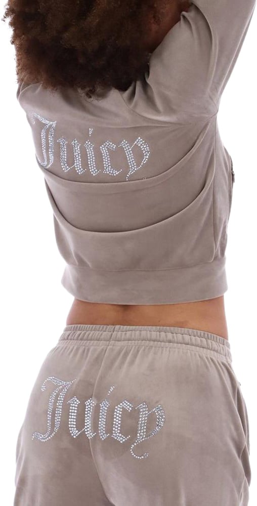 Juicy Couture Juicy Couture Brown Polyester Sweatshirt Bruin