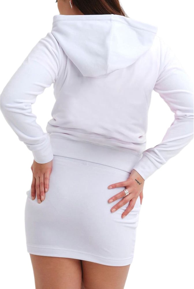 Juicy Couture Juicy Couture White Polyester Sweatshirt Wit