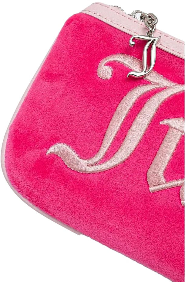 Juicy Couture Juicy Couture Pink Polyester Shoulder Bag Roze