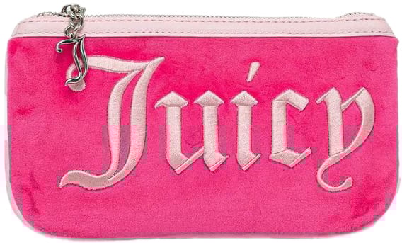 Juicy Couture Juicy Couture Pink Polyester Shoulder Bag Roze