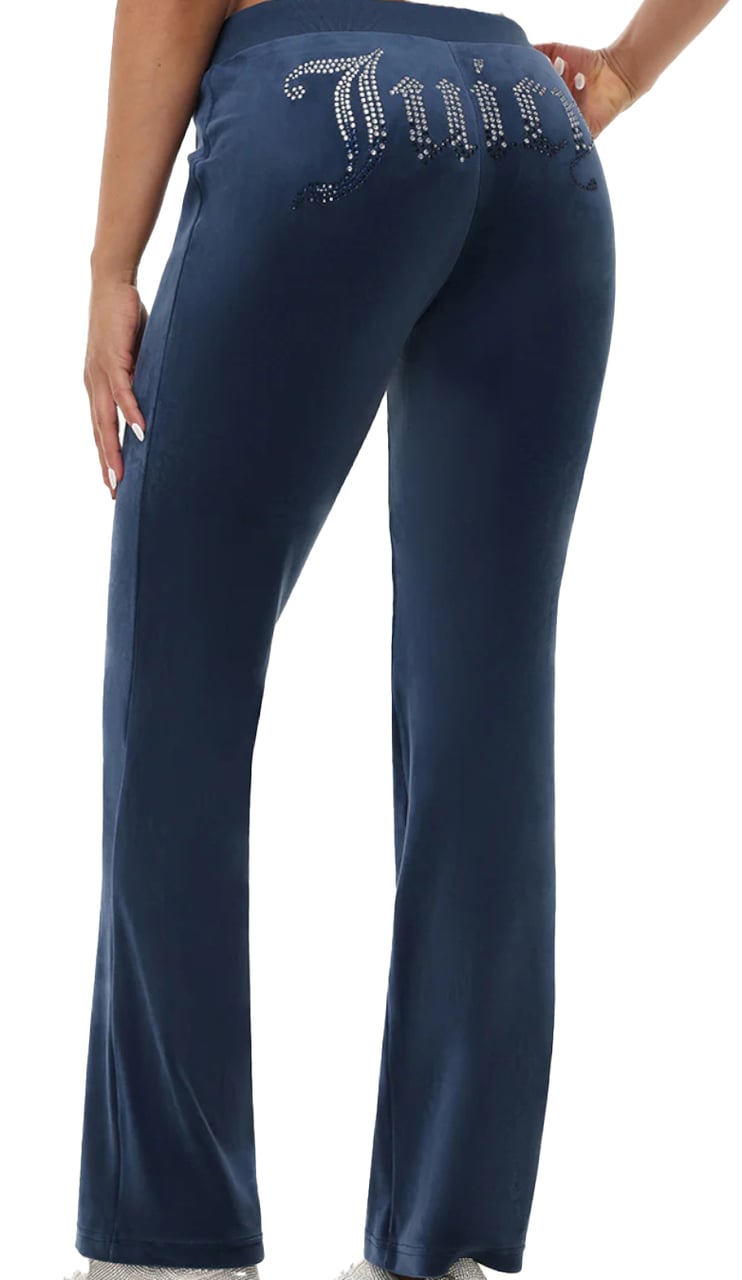 Juicy Couture Trousers Blue Blauw