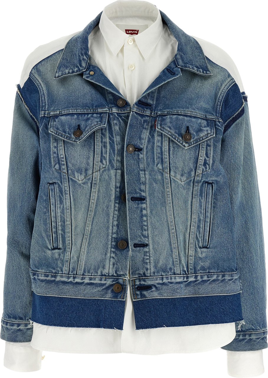 Junya Watanabe Multicolor Cotton Denim Jacket Divers
