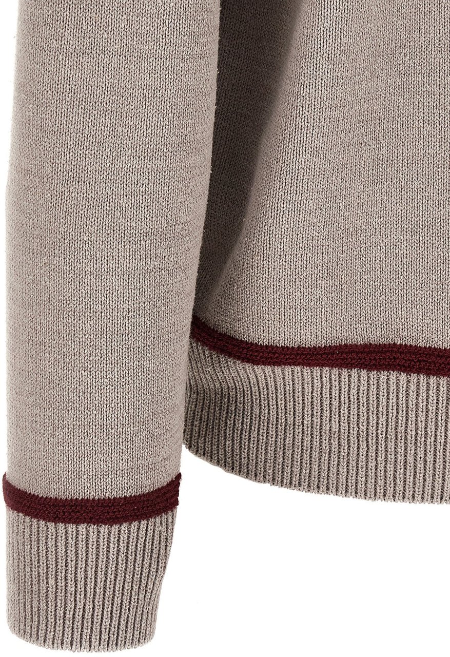 Junya Watanabe Gray Silk Cardigan Grijs