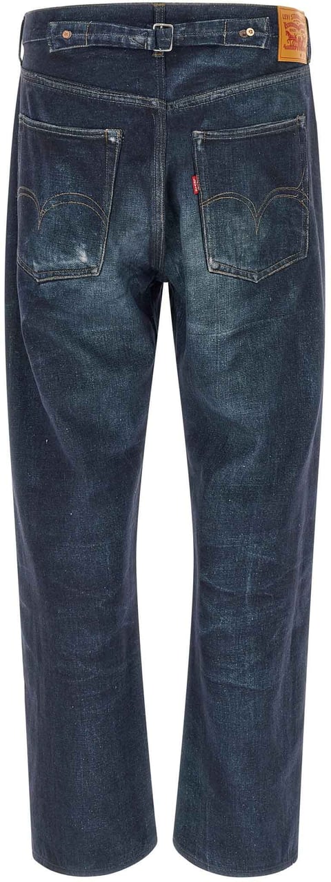 Junya Watanabe Blue Linen Jeans Denim Blauw