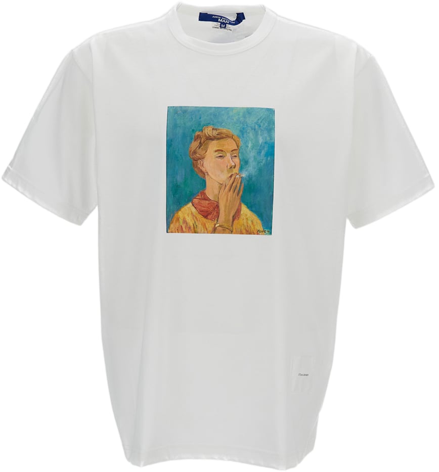 Junya Watanabe Tove Jansson Printed Tshirt Wit