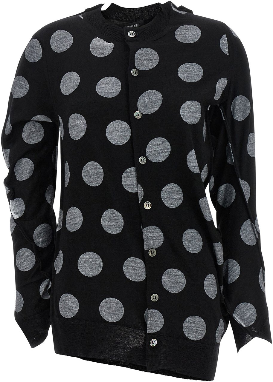 Junya Watanabe Bicolor Wool Cardigan Divers