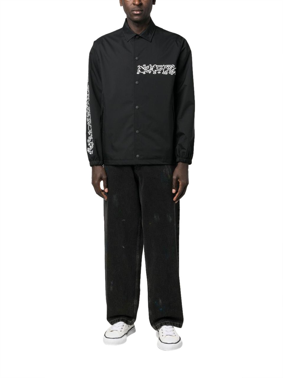 Junya Watanabe Coats Black Zwart