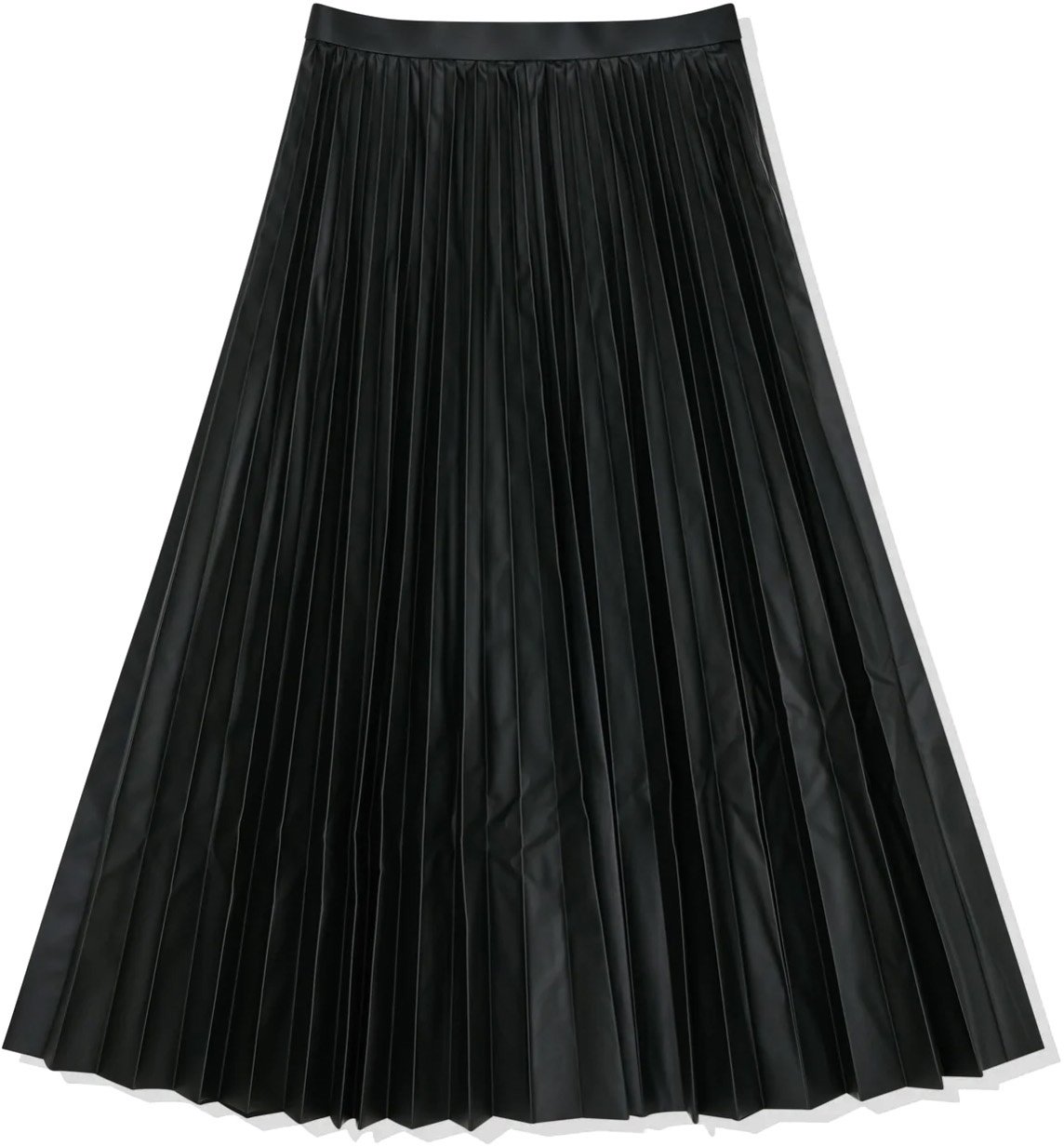 Junya Watanabe Pleated Organdy Skirt Black Zwart