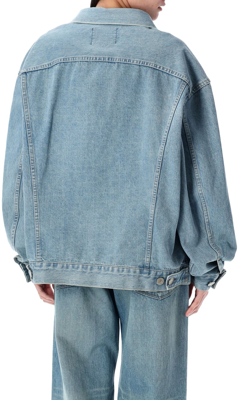 Junya Watanabe Levi'S Denim Jacket Oversized Blu Blauw