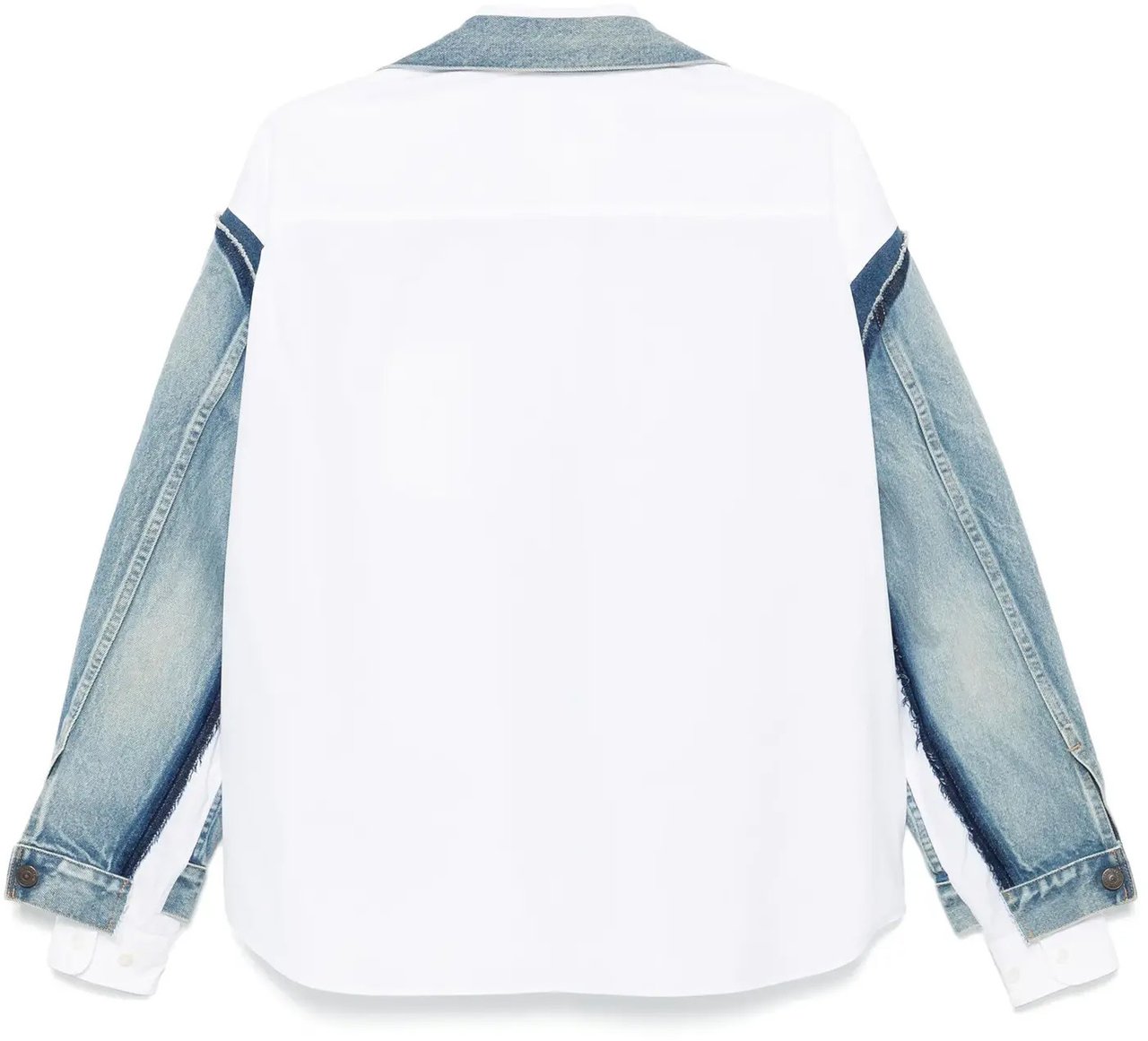Junya Watanabe Ladies Jacket Indigo X White Wit