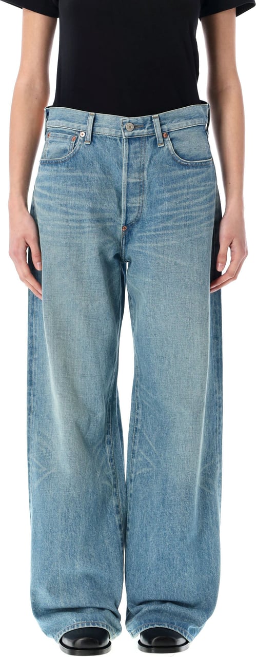 Junya Watanabe Levi'S Wide Denim Blu Blauw