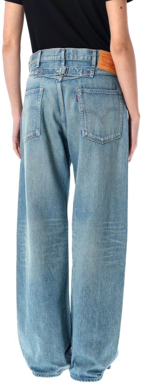 Junya Watanabe Levi'S Wide Denim Blu Blauw