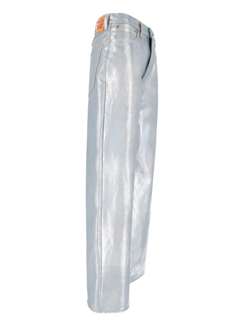Junya Watanabe Metallic Jeans – Silver Zilver