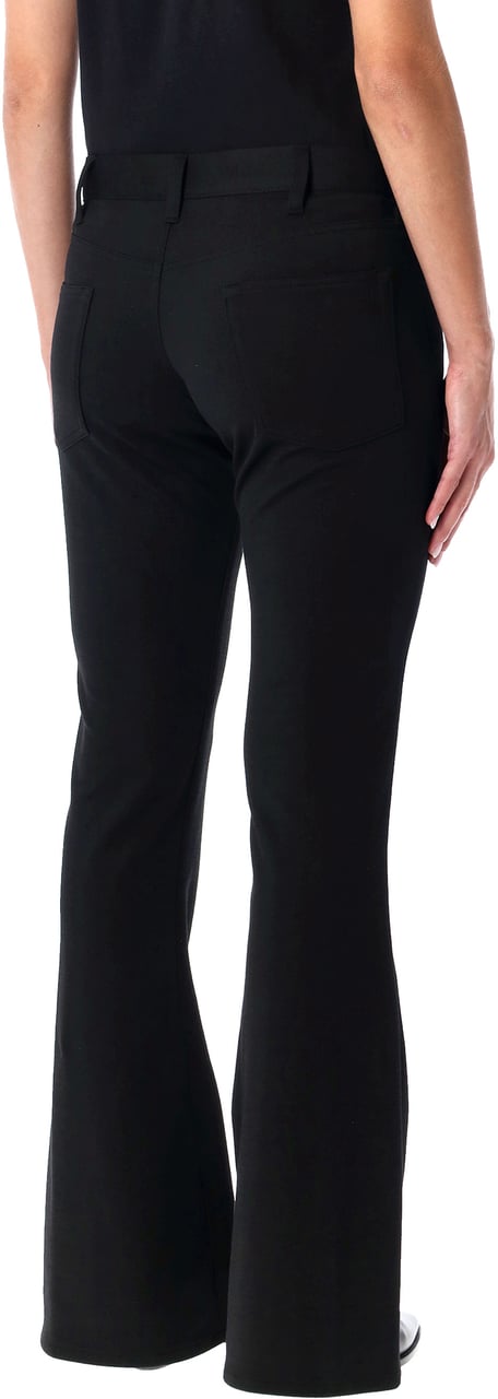 Junya Watanabe Low Waist Flare Pant Nero Zwart