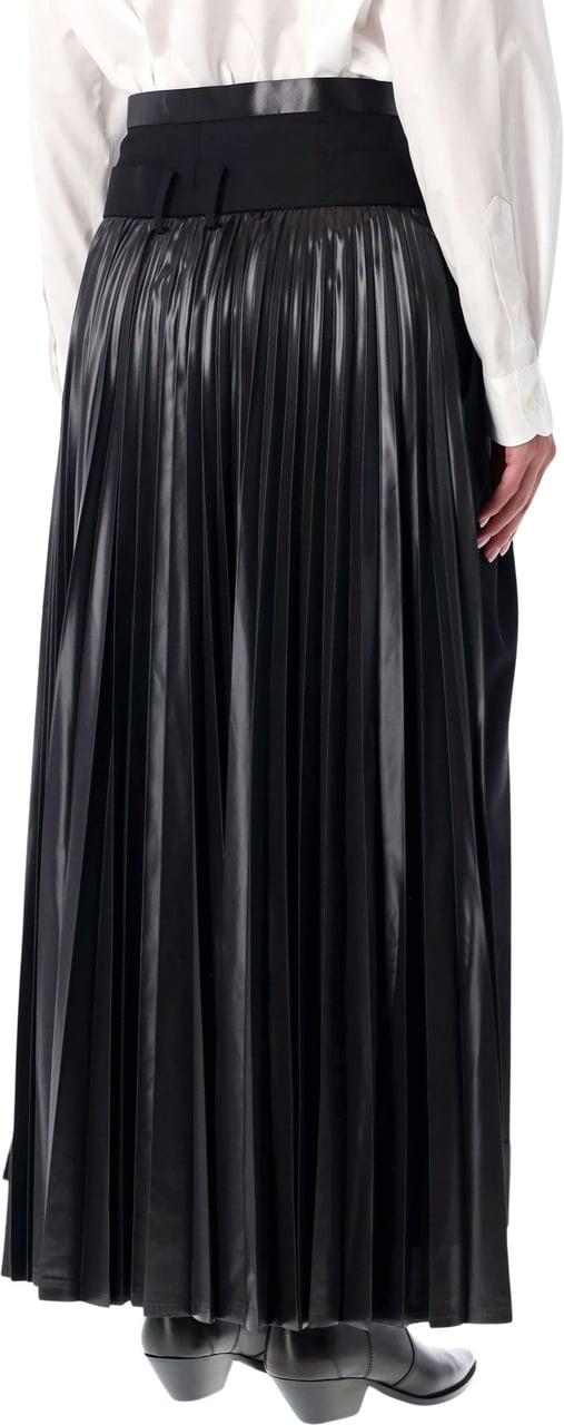Junya Watanabe Combo Pant + Pleated Skirt Nero Zwart