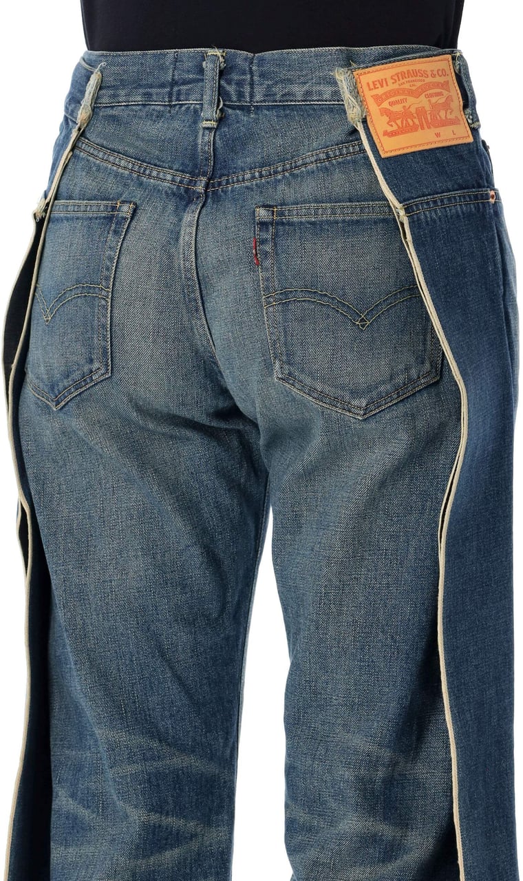 Junya Watanabe Paneled Denim Blue Blauw