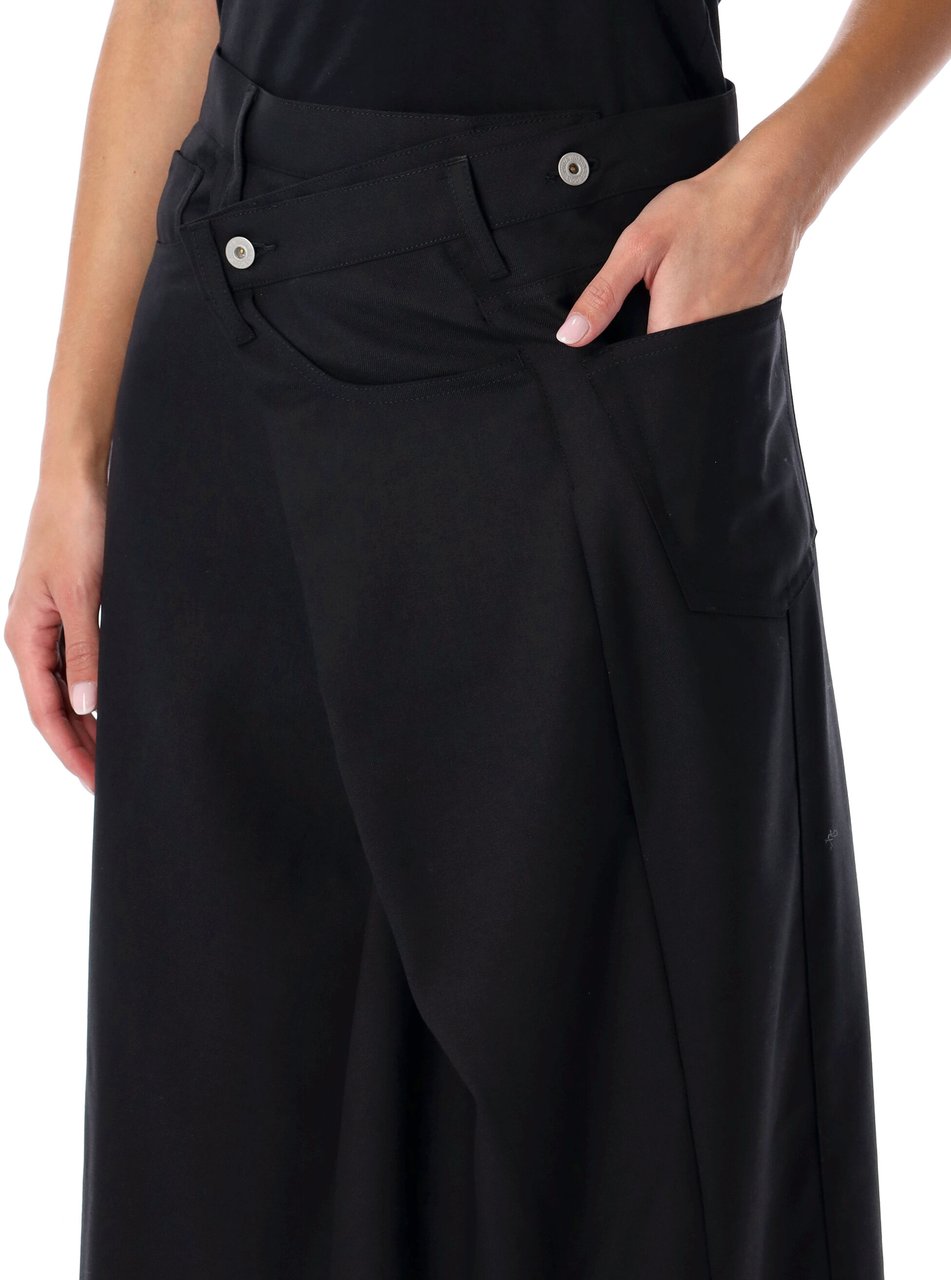 Junya Watanabe Asymmetric Skirt Nero Zwart