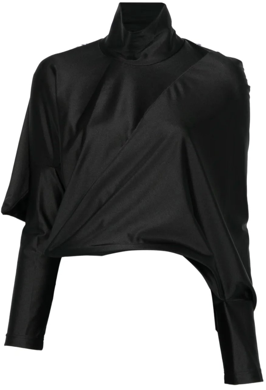 Junya Watanabe Longsleeve Turtleneck Black Zwart