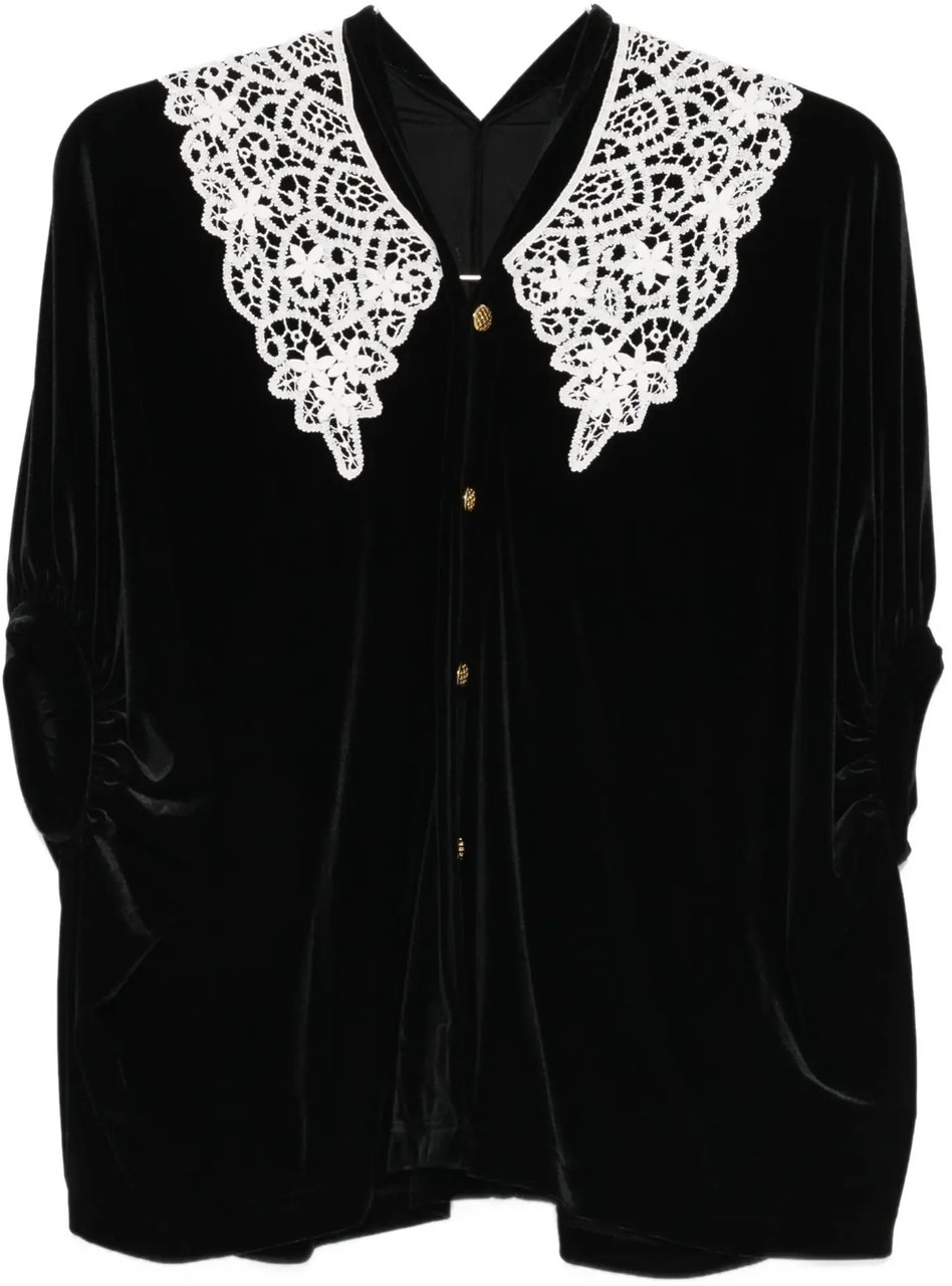 Junya Watanabe Shirt Black X Offwhite Wit