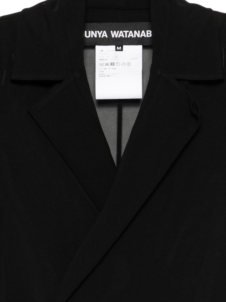 Junya Watanabe Coats Nero Zwart