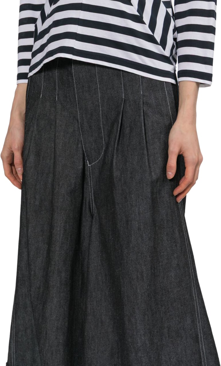 Junya Watanabe Trousers Nero Donkergrijs
