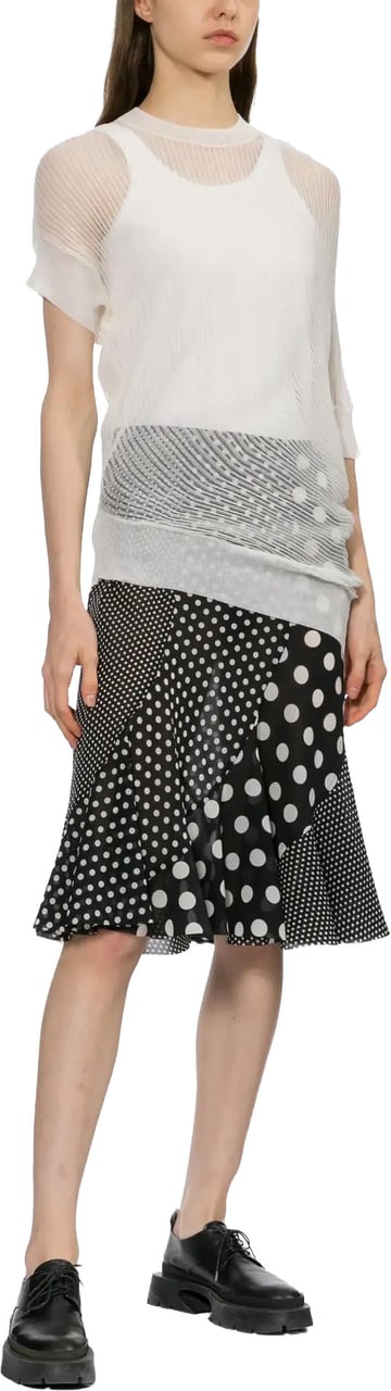 Junya Watanabe Skirt Black/white Wit