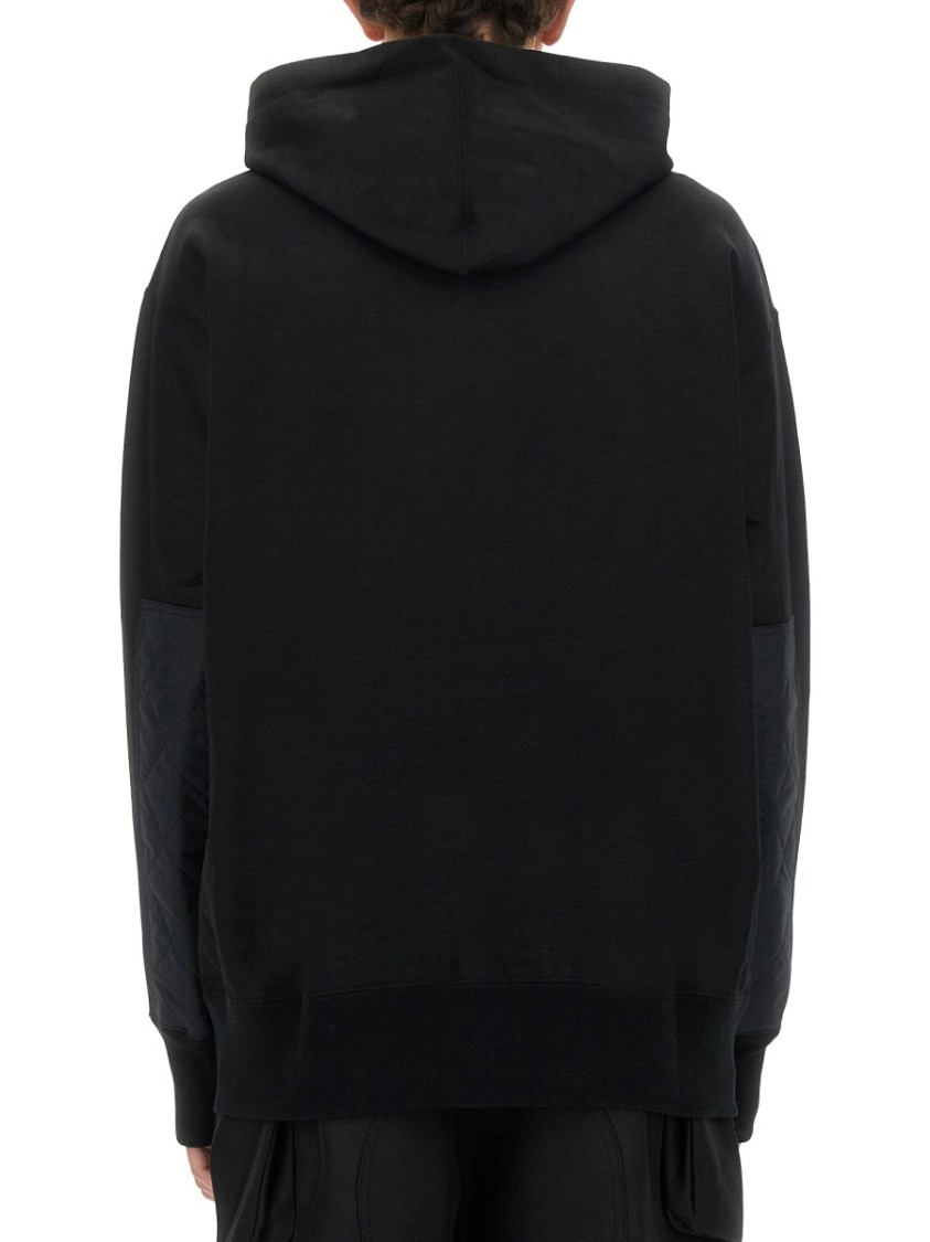 Junya Watanabe Relaxed-Fit Black Hoodie Zwart