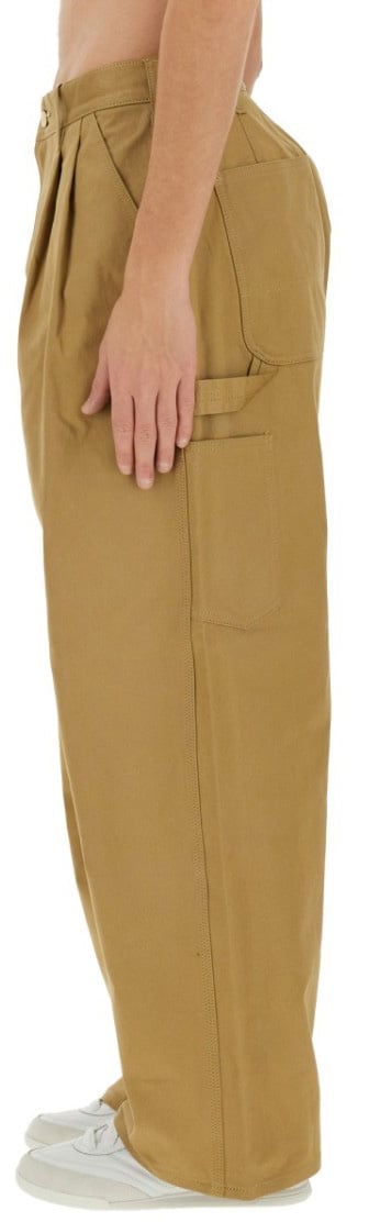 Junya Watanabe Relaxed Wide-Leg Pants With High Waist Neutraal