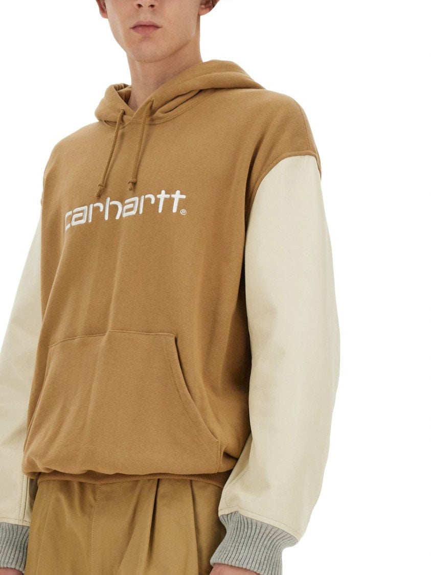 Junya Watanabe Relaxed-Fit Cotton Sweatshirt Bruin