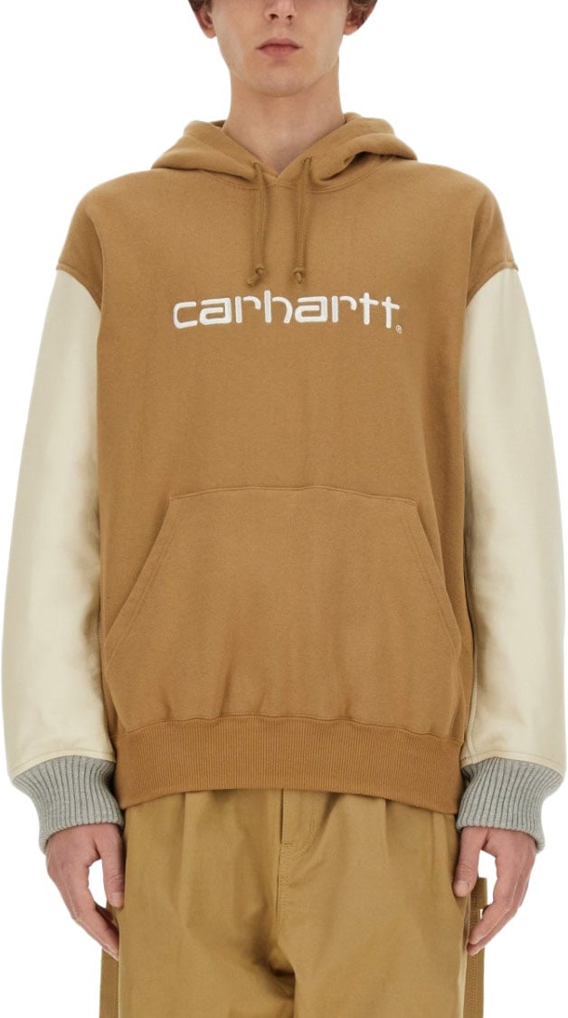 Junya Watanabe Relaxed-Fit Cotton Sweatshirt Bruin