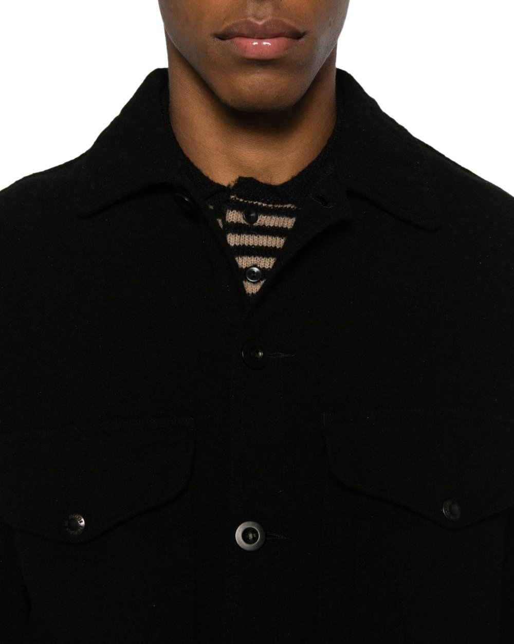 Junya Watanabe Jackets Black Zwart