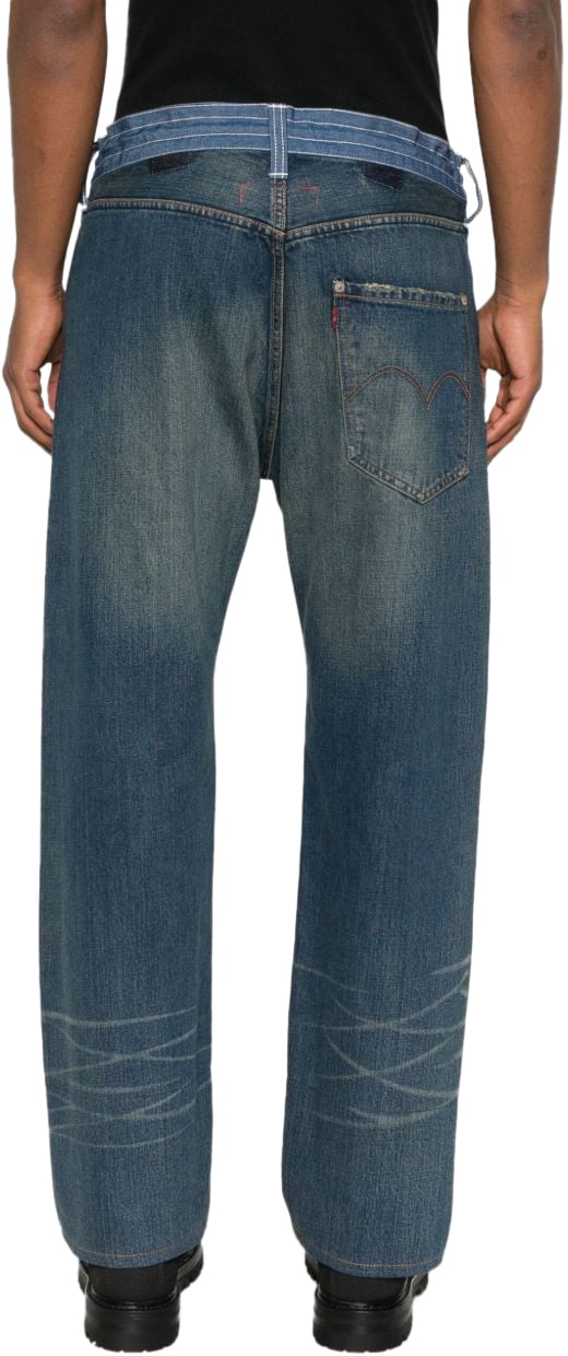 Junya Watanabe Trousers Blue Blauw