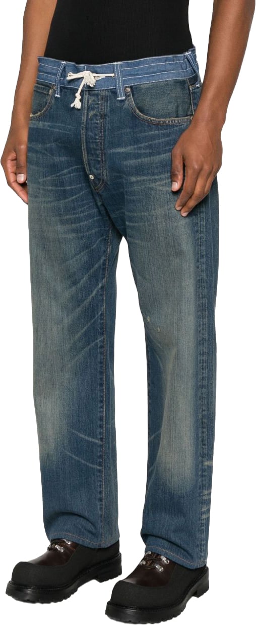 Junya Watanabe Trousers Blue Blauw