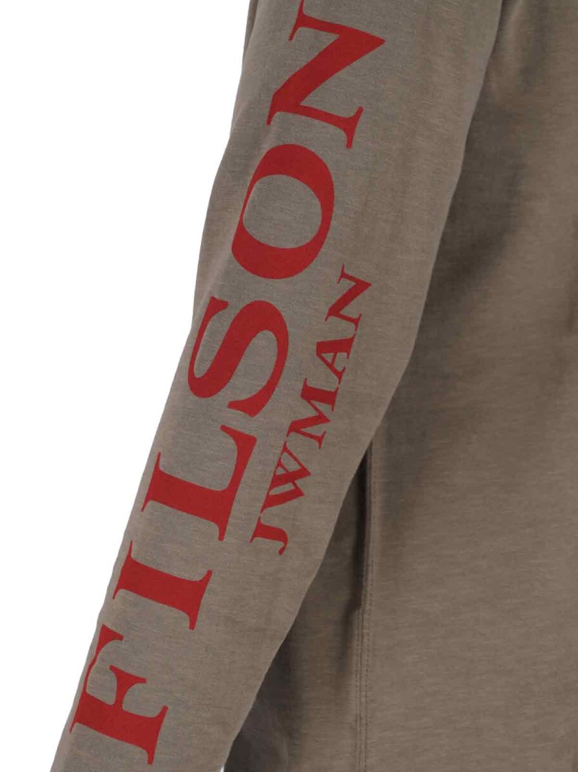 Junya Watanabe Logo Long Sleeve T-Shirt – Taupe Neutraal