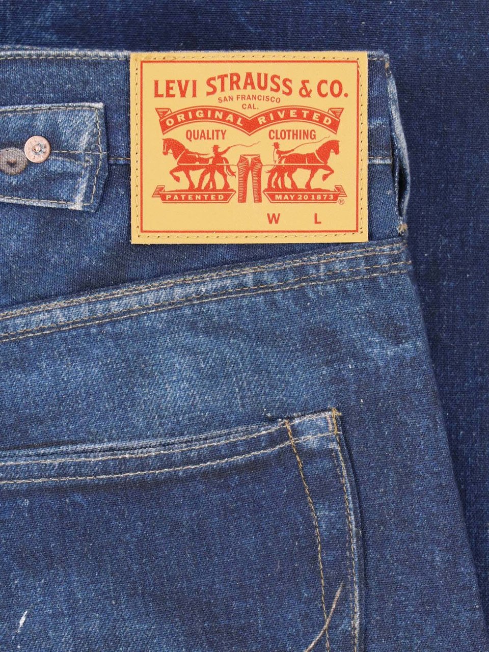 Junya Watanabe Blue Ber Ber Jin Vintage Jeans Blauw