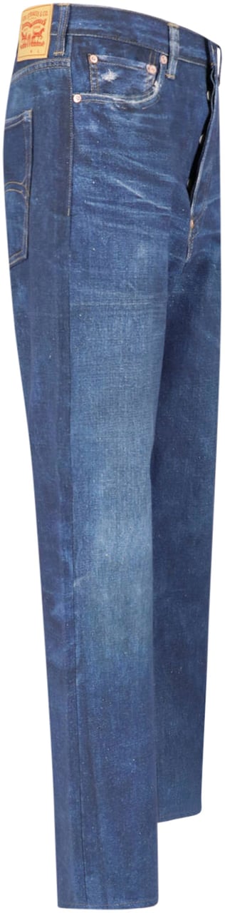 Junya Watanabe Blue Ber Ber Jin Vintage Jeans Blauw