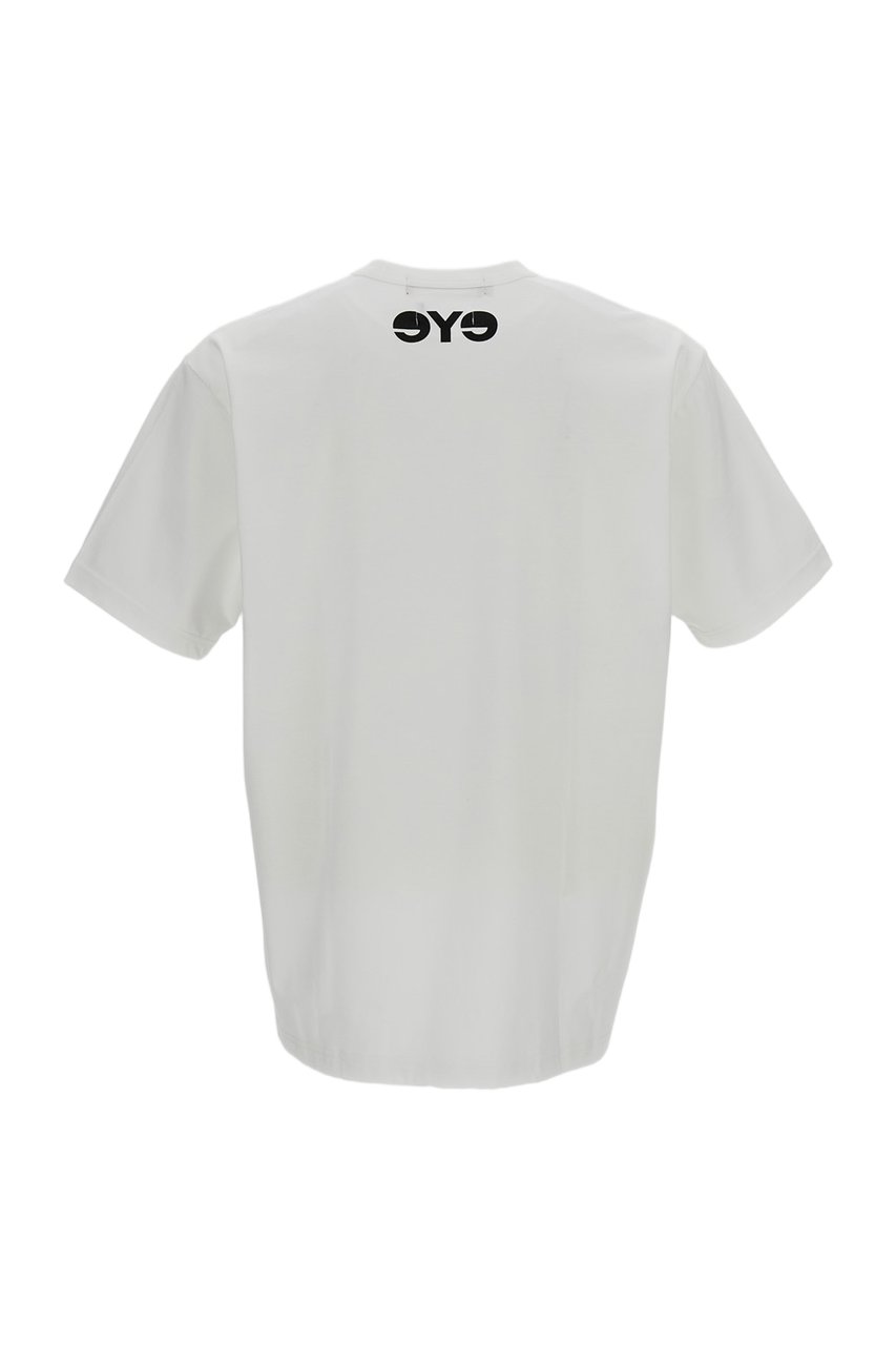 Junya Watanabe White Eye Crew Neck Cotton T-Shirt Wit