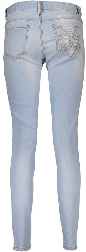 Just Cavalli Azzurro Cotton Women's Jeans Blauw