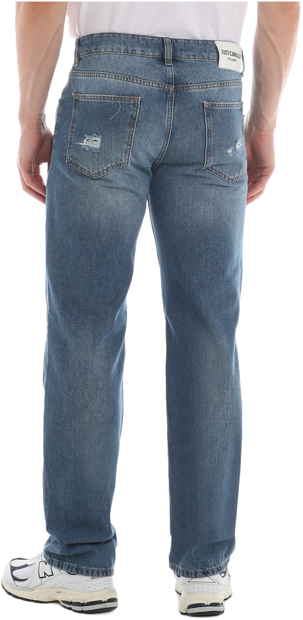 Just Cavalli Trousers Blue Blauw