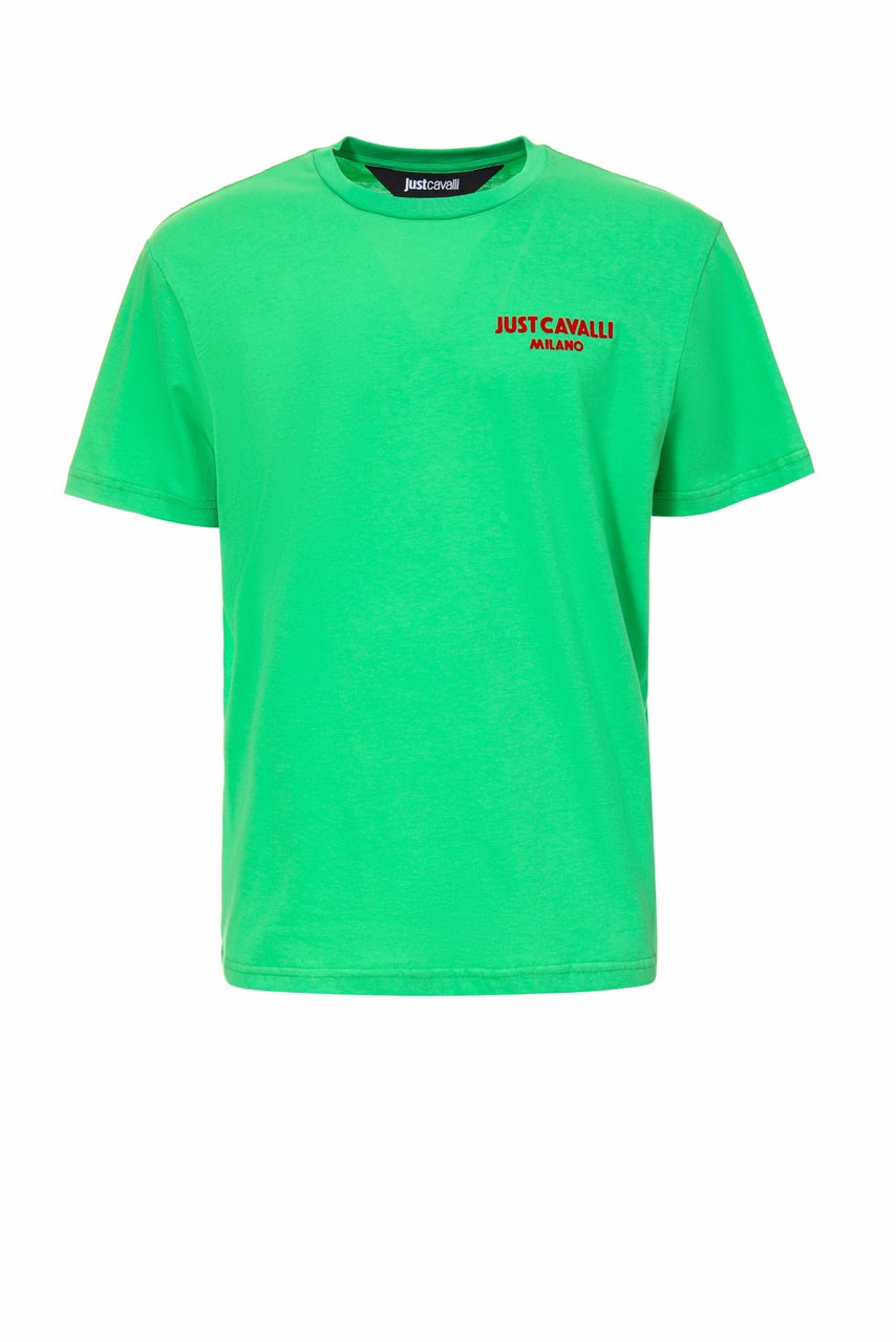 Just Cavalli T-Shirts And Polos Green Groen