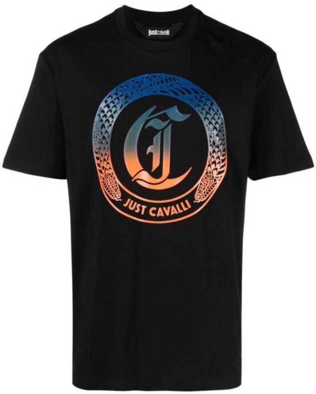 Just Cavalli T-Shirts And Polos Black Zwart