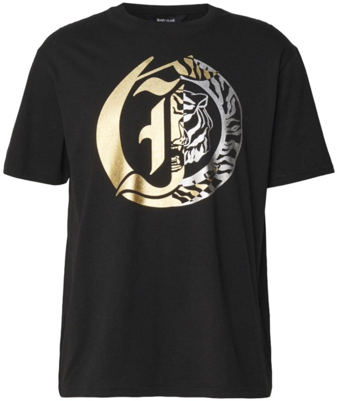 Just Cavalli T-Shirts And Polos Black Zwart