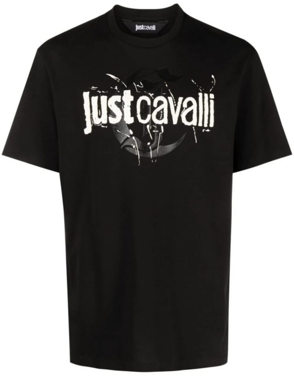 Just Cavalli T-Shirts And Polos Black Zwart